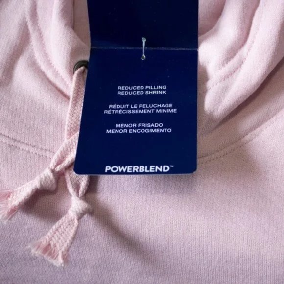 Champion Pink Logo Pullover Hoodie NWT sz lg - Picture 4 of 5